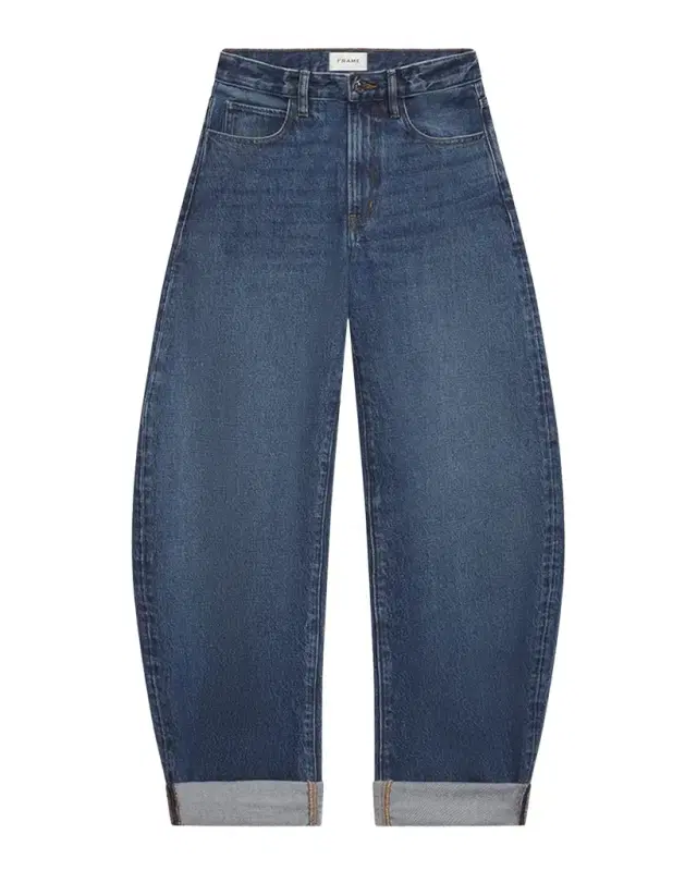 FRAME Baggy Bubble Jeans