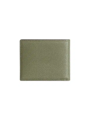 Valentino Garavani Men's VLogo Signature Grainy Calfskin Wallet - Military Green | Thumbnail 2