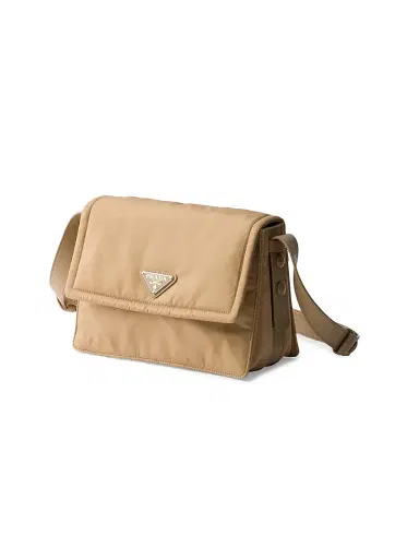 Prada Women's Small Padded Re-Nylon Shoulder Bag - Brown | Thumbnail 2