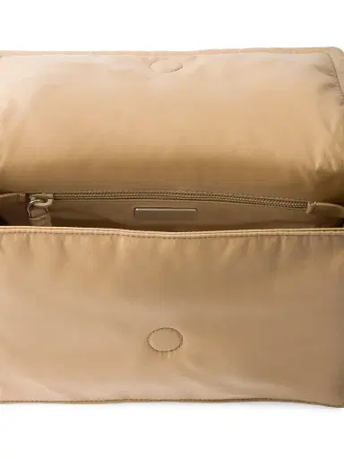 Prada Women's Small Padded Re-Nylon Shoulder Bag - Brown | Thumbnail 4