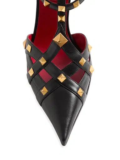 Valentino Garavani Women's Studdy 100MM Kidskin Pumps | Thumbnail 6 Valentino Garavani Women's Studdy 100MM Kidskin Pumps | Thumbnail 6