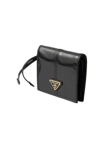 Prada Women's Small Leather Wallet - Black | Thumbnail 4 Prada Women's Small Leather Wallet - Black | Thumbnail 4