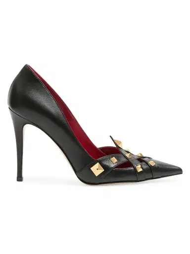 Valentino Garavani Women's Studdy Kidskin 100MM Pumps | Thumbnail 1 Valentino Garavani Women's Studdy Kidskin 100MM Pumps | Thumbnail 1