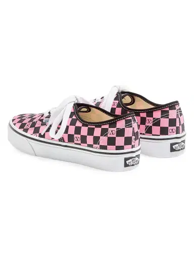 Valentino Garavani and Vans Women's Low-Top Sneakers - Pink Orchid Black | Thumbnail 4 Valentino Garavani and Vans Women's Low-Top Sneakers - Pink Orchid Black | Thumbnail 4