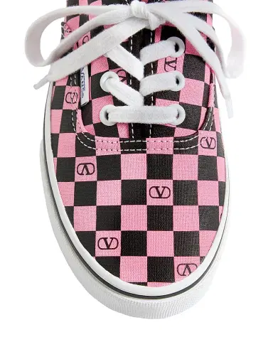 Valentino Garavani and Vans Women's Low-Top Sneakers - Pink Orchid Black | Thumbnail 6 Valentino Garavani and Vans Women's Low-Top Sneakers - Pink Orchid Black | Thumbnail 6