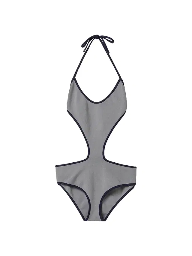 Miu Miu Women's Technical Knit Swimsuit - Grey