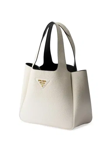 Prada Women's Small Leather Tote Bag - White | Thumbnail 2 Prada Women's Small Leather Tote Bag - White | Thumbnail 2