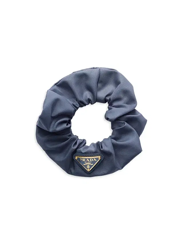 Prada Women's Re-Nylon Scrunchie - Blue