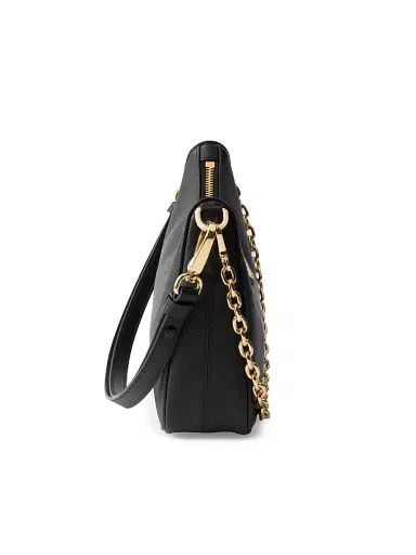 Prada Women's Re-Edition Saffiano Leather Shoulder Bag - Black | Thumbnail 5