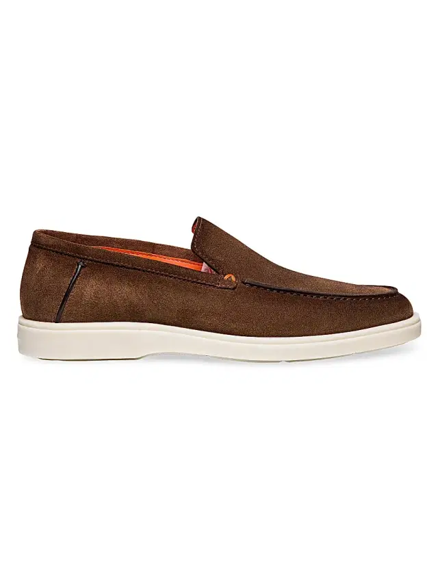 Men's Detroit Suede Loafers - Brown