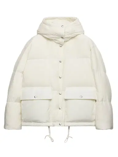 Prada Women's Medium-Weight Hooded Soft Fabric Down Jacket | Thumbnail 1
