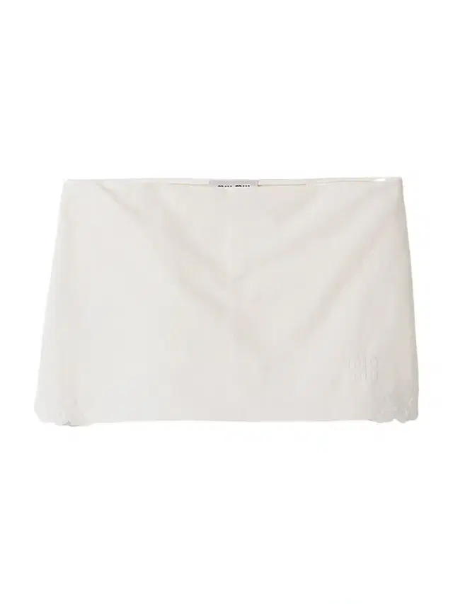Women's Embroidered Slubbed Canvas Mini Skirt - Beige Khaki
