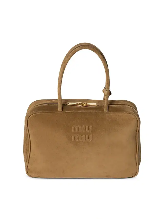 Miu Miu Women's Suede Beau Top Handle Bag - Green