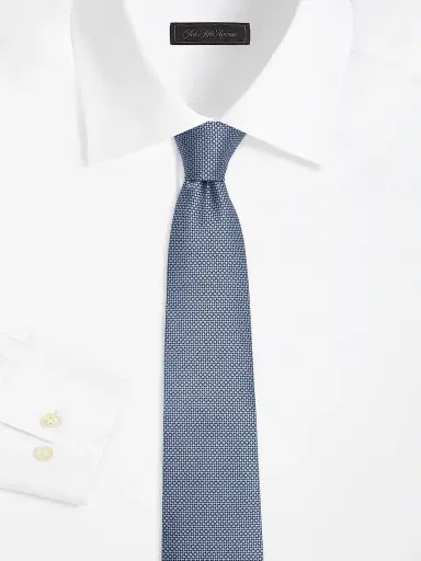 Isaia Men's Geometric Silk Tie | Thumbnail 2