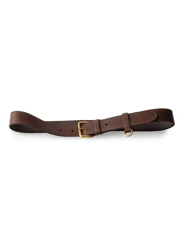 Prada Women's Antiqued Leather Belt - Brown