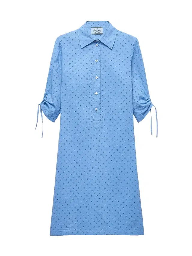 Women's Eyelet Lace Dress - Blue