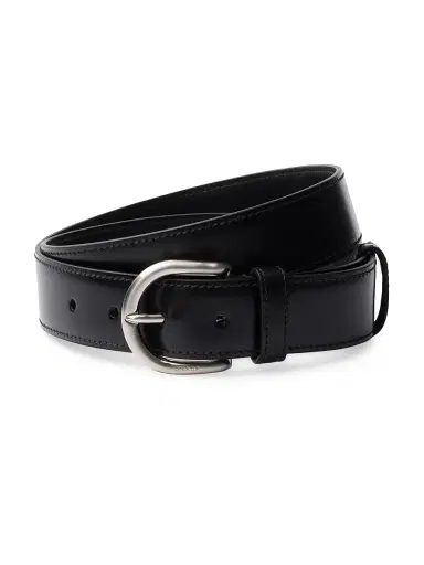 Prada Men's Leather Belt - Black - Size 38 | Thumbnail 1