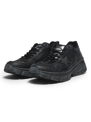 Golden Goose Men's Lightstar Net & Leather Low-Top Sneakers | Thumbnail 2 Golden Goose Men's Lightstar Net & Leather Low-Top Sneakers | Thumbnail 2