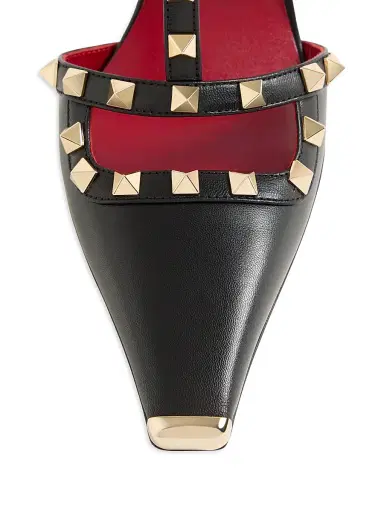 Valentino Garavani Women's Rockstud 100MM Kidskin Pumps - Black - Size 12 | Thumbnail 5 Valentino Garavani Women's Rockstud 100MM Kidskin Pumps - Black - Size 12 | Thumbnail 5