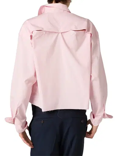 Miu Miu Women's Poplin Shirt - Pink - Size 4 | Thumbnail 3 Miu Miu Women's Poplin Shirt - Pink - Size 4 | Thumbnail 3