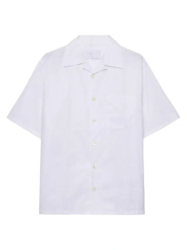 Men's Cotton Bowling Shirt - White Men's Cotton Bowling Shirt - White