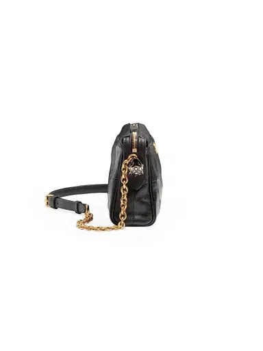 Valentino Garavani Women's Panthea Small Shoulder Bag in Nappa Leather - Black | Thumbnail 5