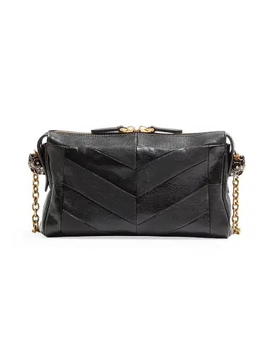 Valentino Garavani Women's Panthea Small Shoulder Bag in Nappa Leather - Black | Thumbnail 6