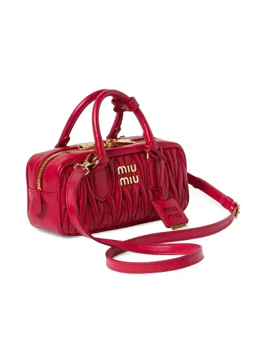 Miu Miu Women's Arcadie Matelassé Nappa Leather Top Handle Bag | Thumbnail 4 Miu Miu Women's Arcadie Matelassé Nappa Leather Top Handle Bag | Thumbnail 4