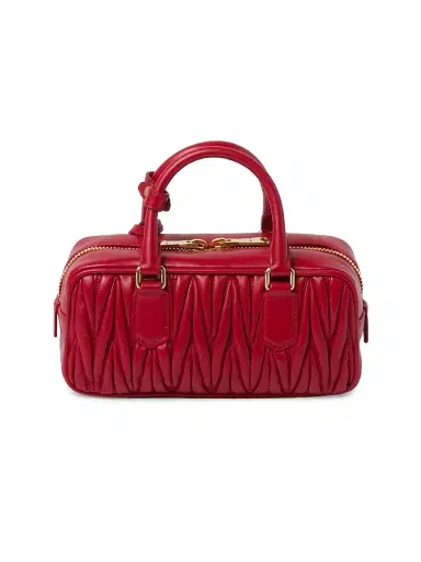 Miu Miu Women's Arcadie Matelassé Nappa Leather Top Handle Bag | Thumbnail 5 Miu Miu Women's Arcadie Matelassé Nappa Leather Top Handle Bag | Thumbnail 5