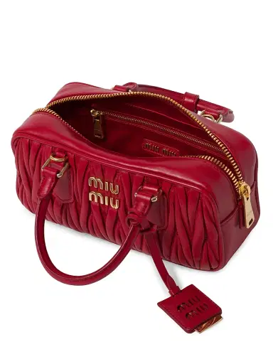 Miu Miu Women's Arcadie Matelassé Nappa Leather Top Handle Bag | Thumbnail 6 Miu Miu Women's Arcadie Matelassé Nappa Leather Top Handle Bag | Thumbnail 6