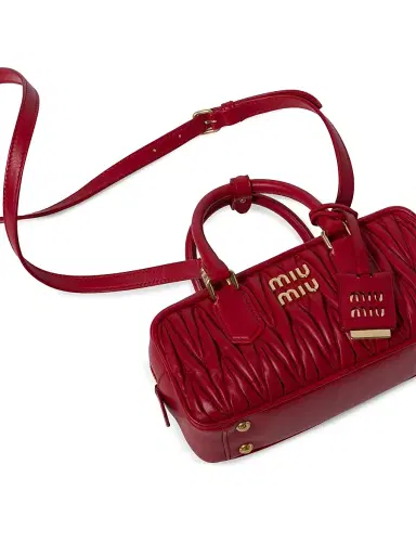 Miu Miu Women's Arcadie Matelassé Nappa Leather Top Handle Bag | Thumbnail 7 Miu Miu Women's Arcadie Matelassé Nappa Leather Top Handle Bag | Thumbnail 7