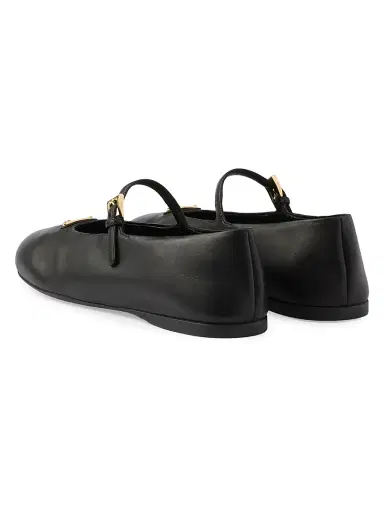 Prada Women's Nappa Leather Ballerinas | Thumbnail 3 Prada Women's Nappa Leather Ballerinas | Thumbnail 3