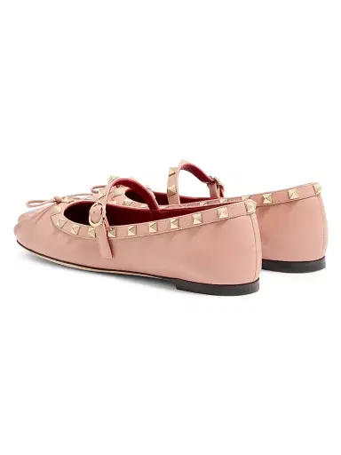 Valentino Garavani Women's Mary-Jane Rockstud Ballerinas - Phard | Thumbnail 3