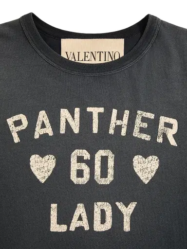Valentino Garavani Women's Printed Cotton T-Shirt | Thumbnail 6