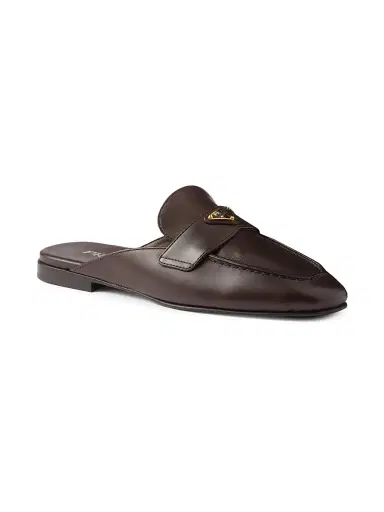 Prada Women's Leather Mules | Thumbnail 1 Prada Women's Leather Mules | Thumbnail 1