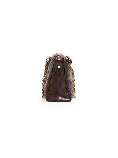 Valentino Women's Panthea Medium Shoulder Bag in Suede and Nappa | Thumbnail 3
