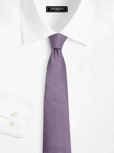 Isaia Men's Geometric Silk Tie | Thumbnail 2