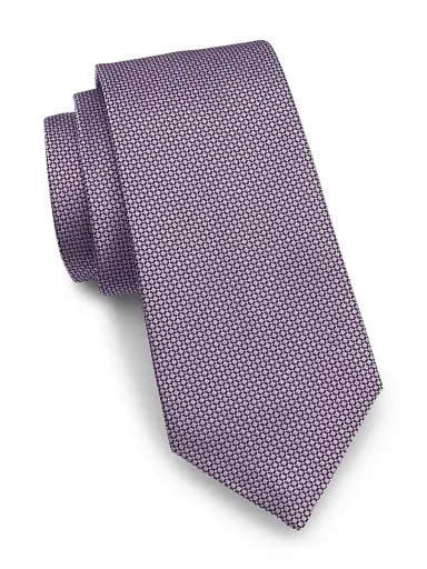 Isaia Men's Geometric Silk Tie | Thumbnail 1