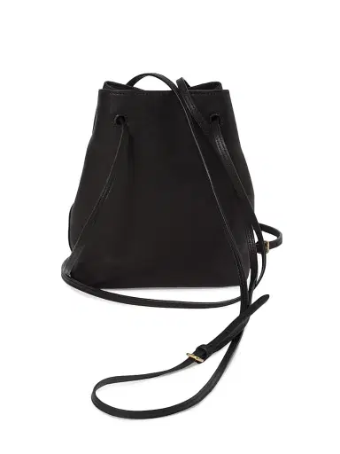 Miu Miu Women's Nappa Leather Mini Bucket Bag - Black | Thumbnail 4
