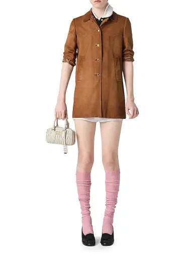 Miu Miu Women's Arcadie Matelasse Nappa Leather Mini Top Handle Bag - White | Thumbnail 2