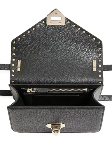 Valentino Women's Rockstud Small Shoulder Bag in Grainy Calfskin | Thumbnail 5
