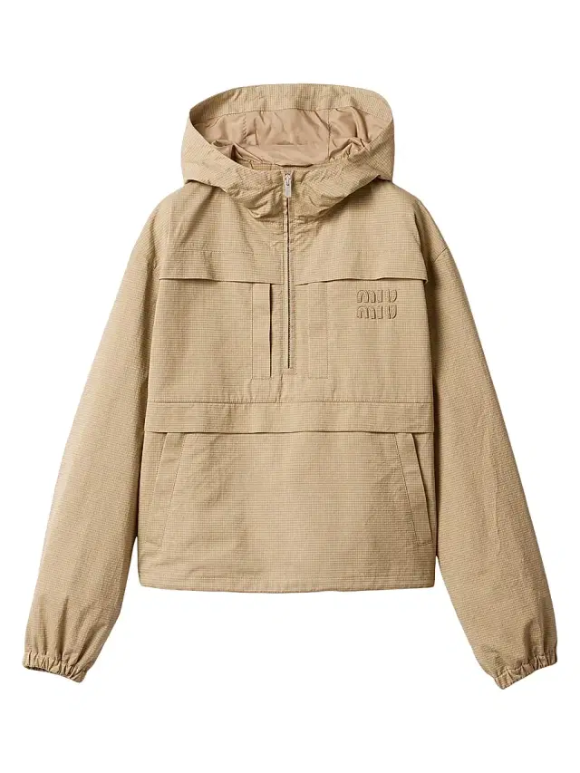 Women's Ripstop Blouson Jacket - Beige Khaki