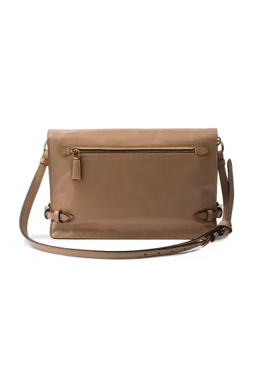 Prada Women's Leather Shoulder Bag - Brown | Thumbnail 3