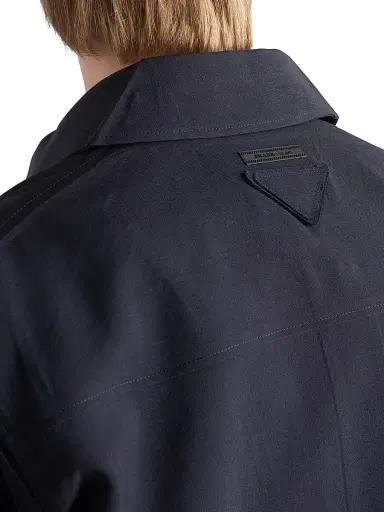 Prada Men's Wool and Mohair Blouson Jacket - Blue - Size 38 | Thumbnail 4 Prada Men's Wool and Mohair Blouson Jacket - Blue - Size 38 | Thumbnail 4