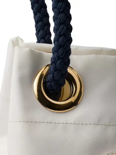 Prada Women's Mariner Re-Nylon Small Bucket Bag - White | Thumbnail 5 Prada Women's Mariner Re-Nylon Small Bucket Bag - White | Thumbnail 5