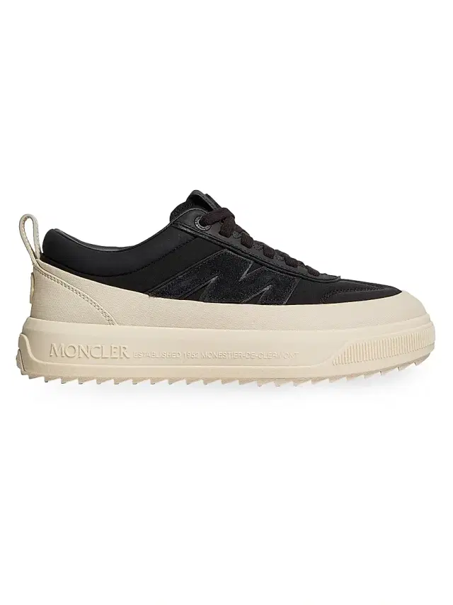 Moncler Men's Altive Sneakers in Nubuck & Suede - Black