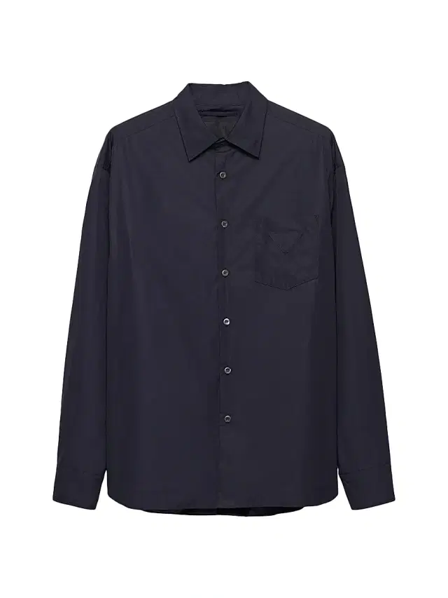 Men's Cotton Shirt - Dark Blue