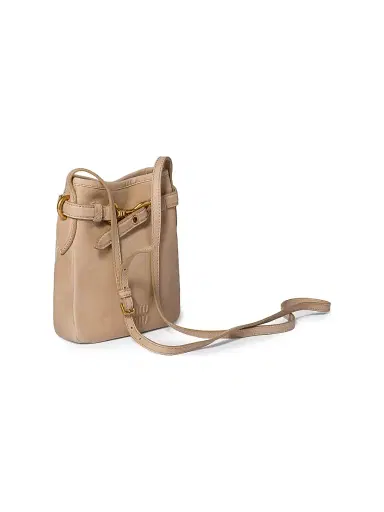 Miu Miu Women's Nappa Leather Pouch - Beige Khaki | Thumbnail 2
