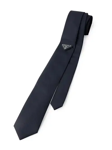 Prada Men's Re-Nylon Tie - Blue | Thumbnail 2