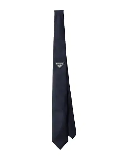 Prada Men's Re-Nylon Tie - Blue | Thumbnail 1